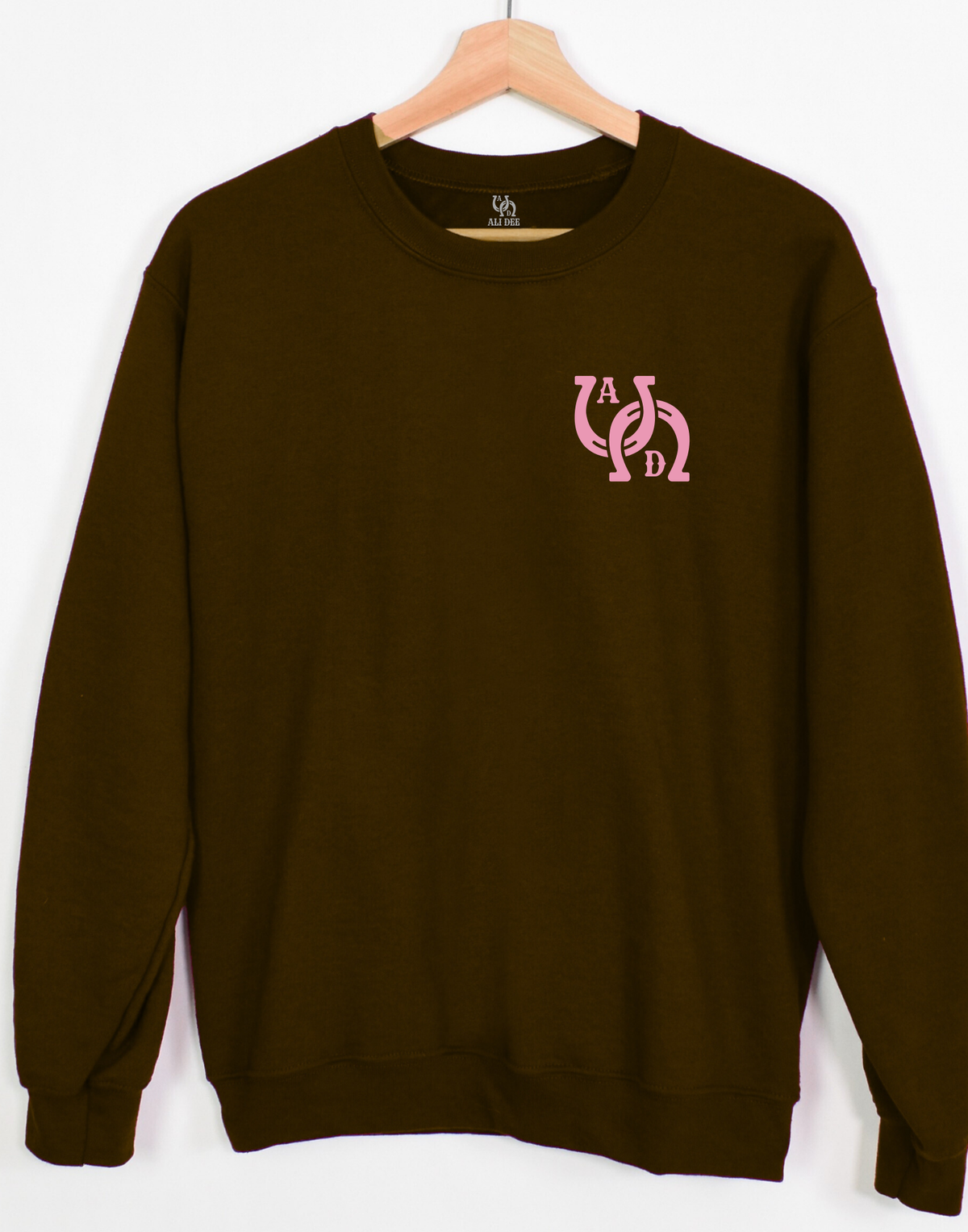 Life Is A Rodeo Sweatshirt - Chocolate Brown
