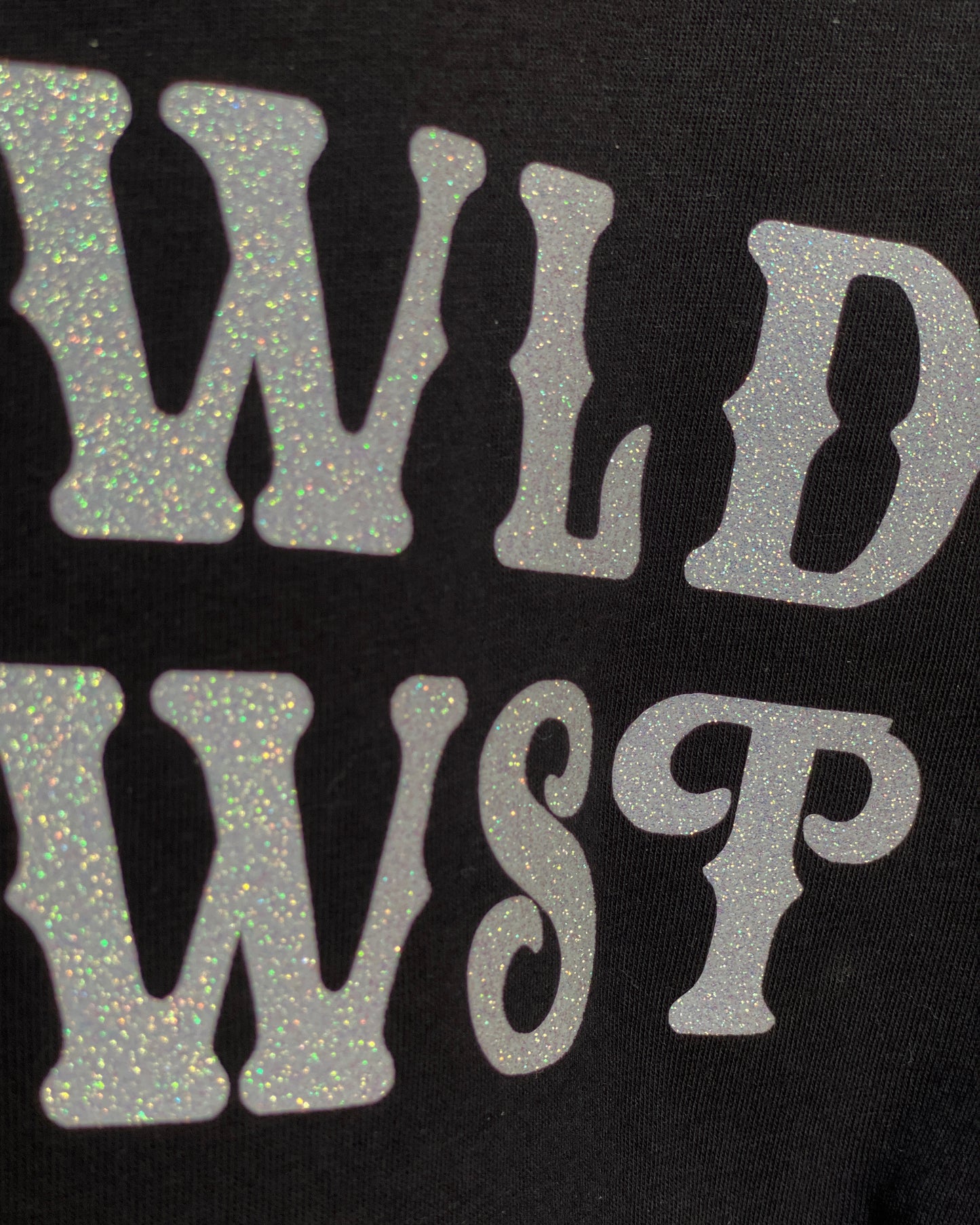 WLD WST Western Graphic Cropped Tee - Black Crop Tee