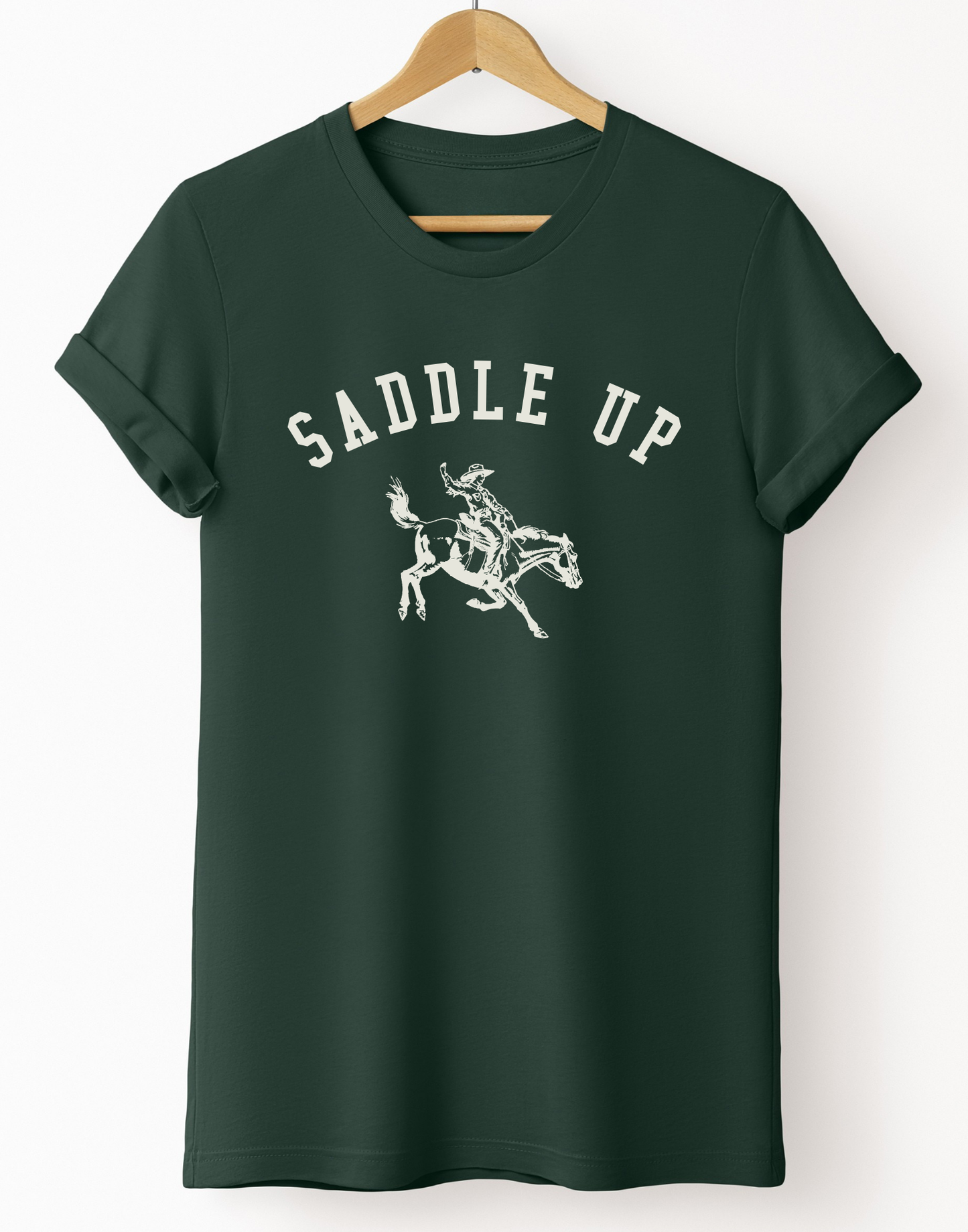 Saddle Up T-Shirt - Forest Green