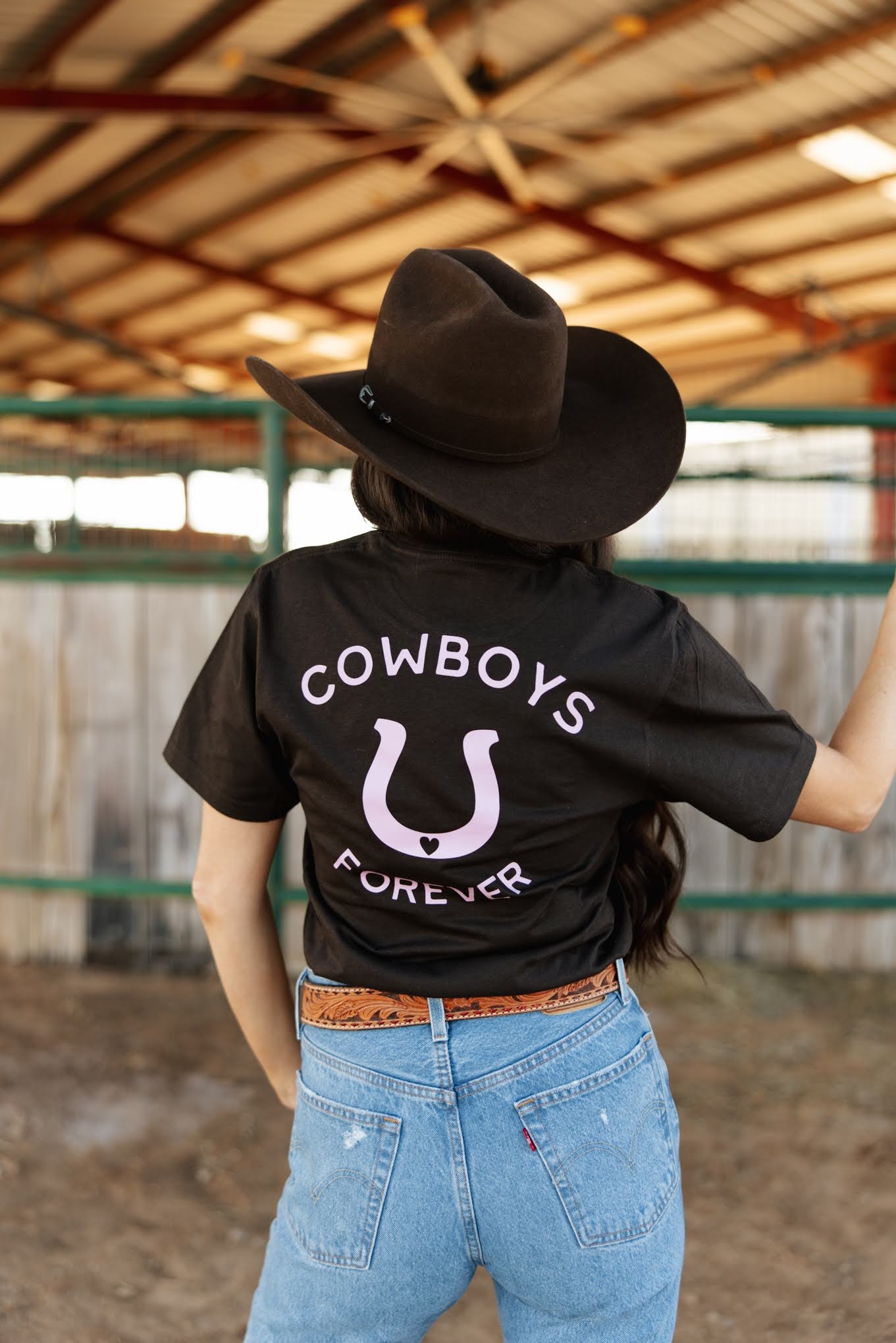 Cowboys Forever Western T-Shirt - Chocolate