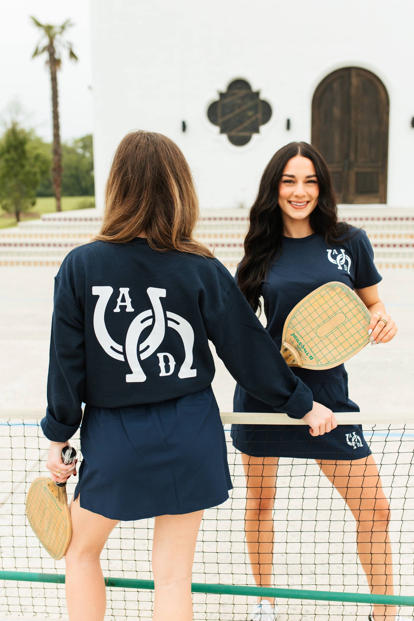 AD Signature Horseshoe Sweatshirt - Navy