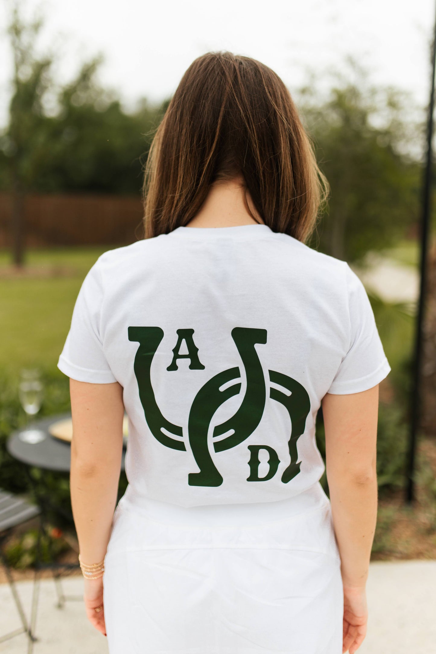 AD Signature Horseshoe T-Shirt - White
