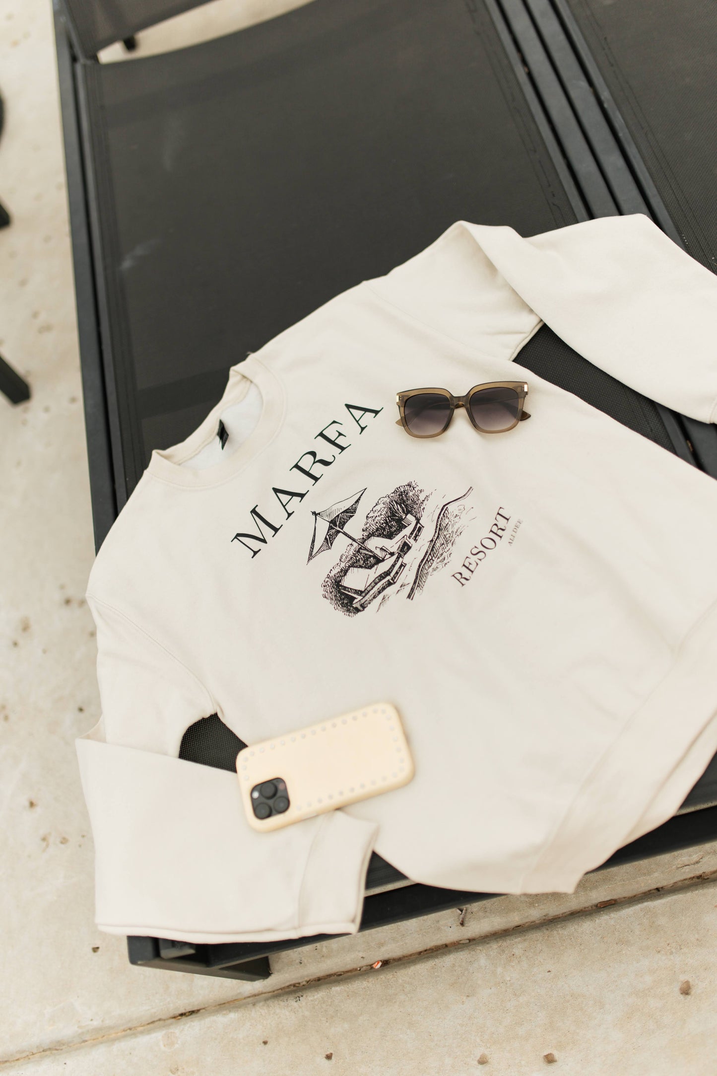 Marfa Resort Sweatshirt - Sand