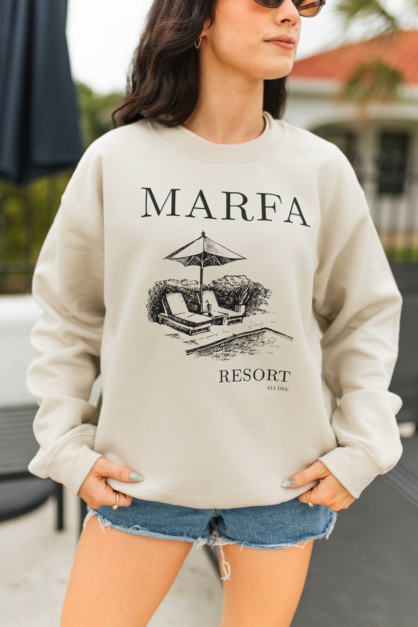 Marfa Resort Sweatshirt - Sand