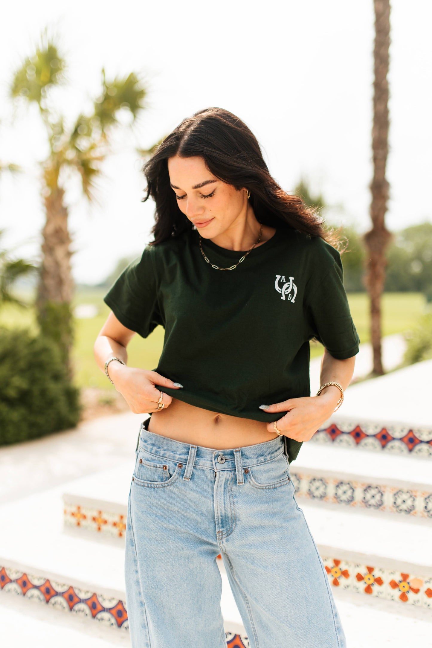 Marry A Cowboy T-Shirt - Forest Green 