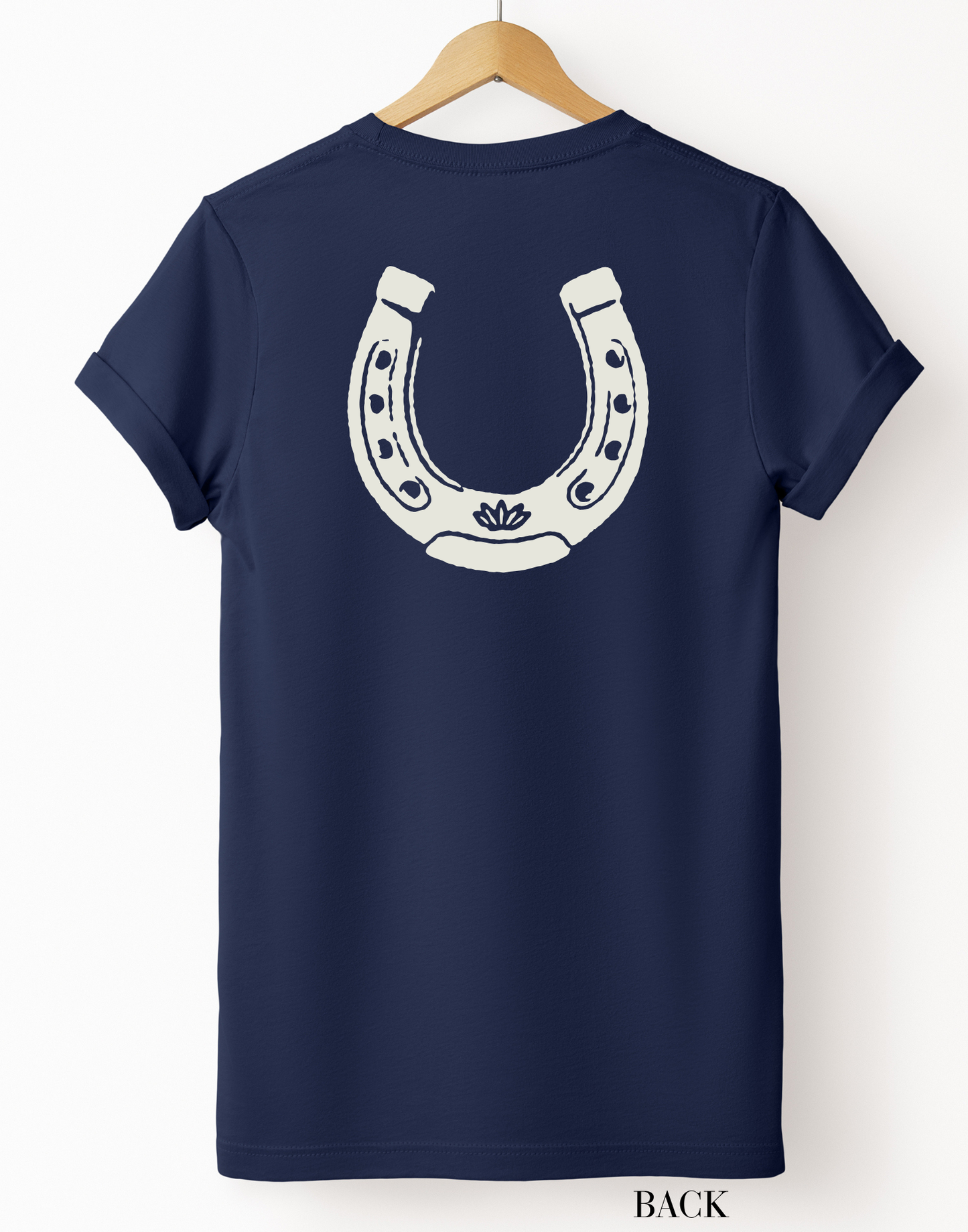 Heritage Horseshoe T-Shirt  - Navy