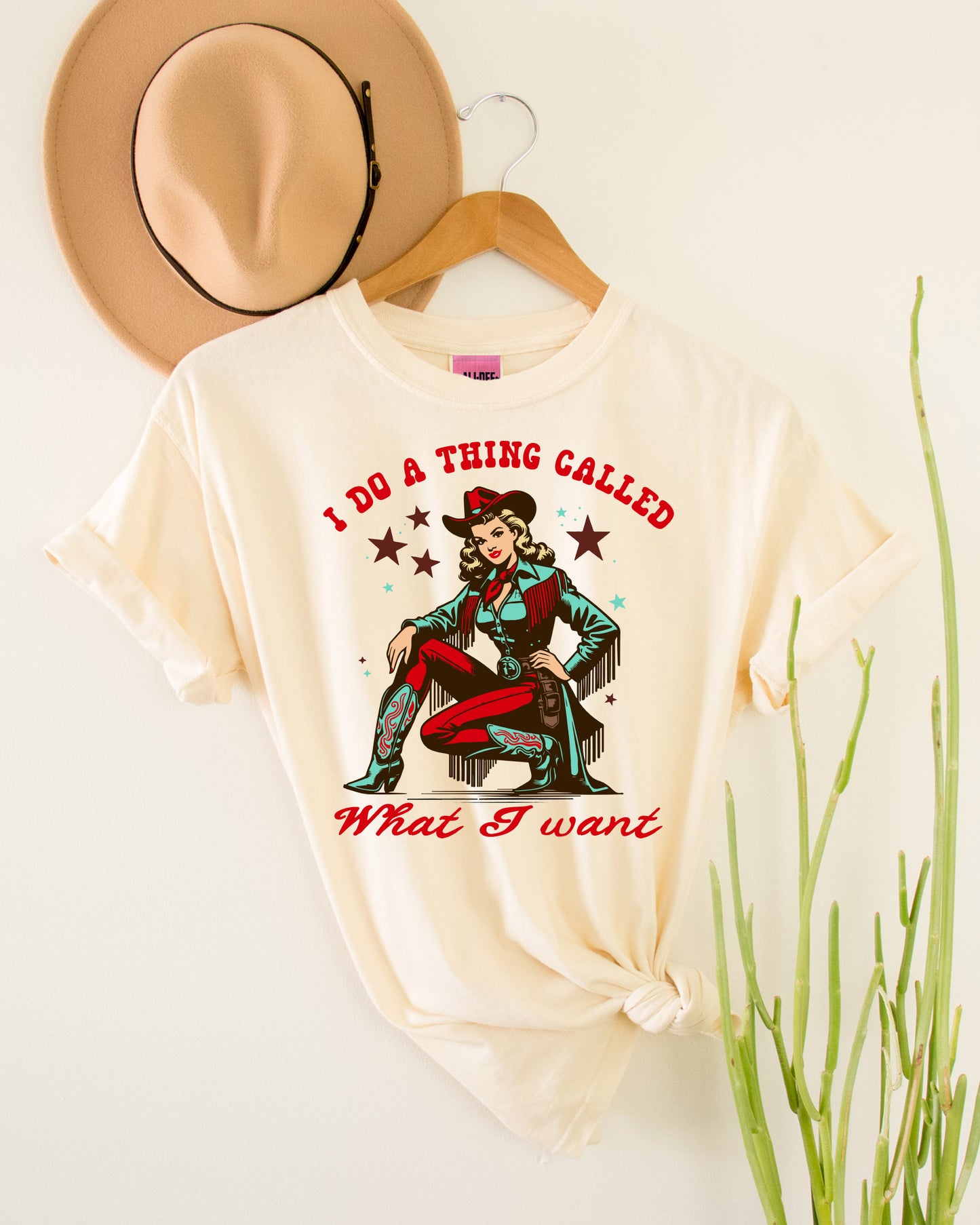 What I Want Graphic Tee - Vintage White