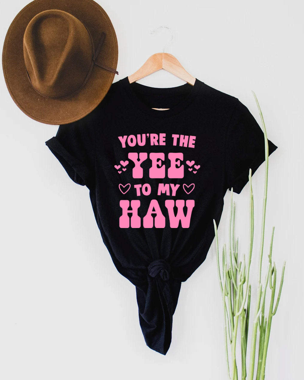 You're the Yee to my Haw Graphic Tee - Black