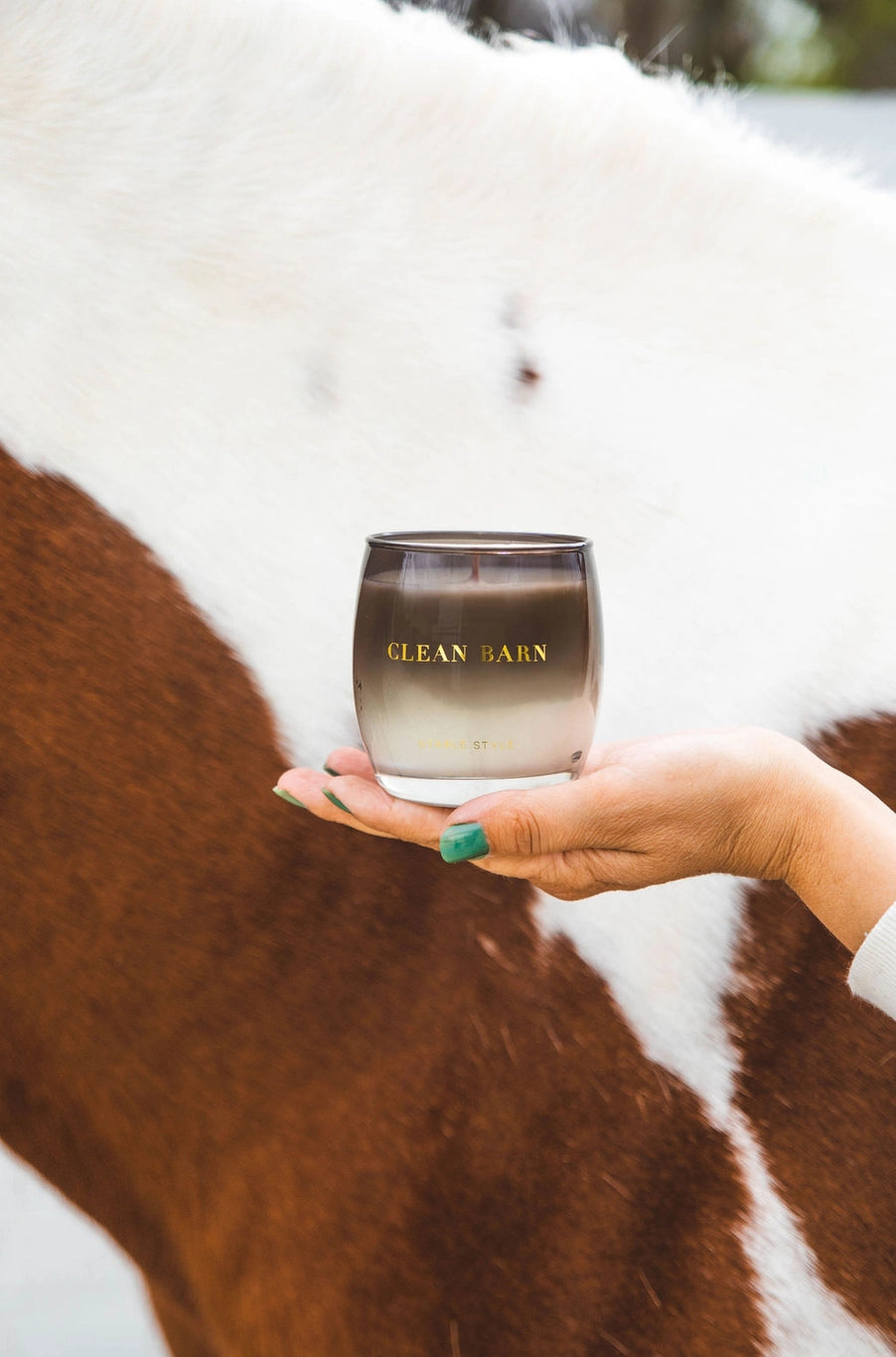 Clean Barn Candle - Amber, Sandalwood, & Vanilla