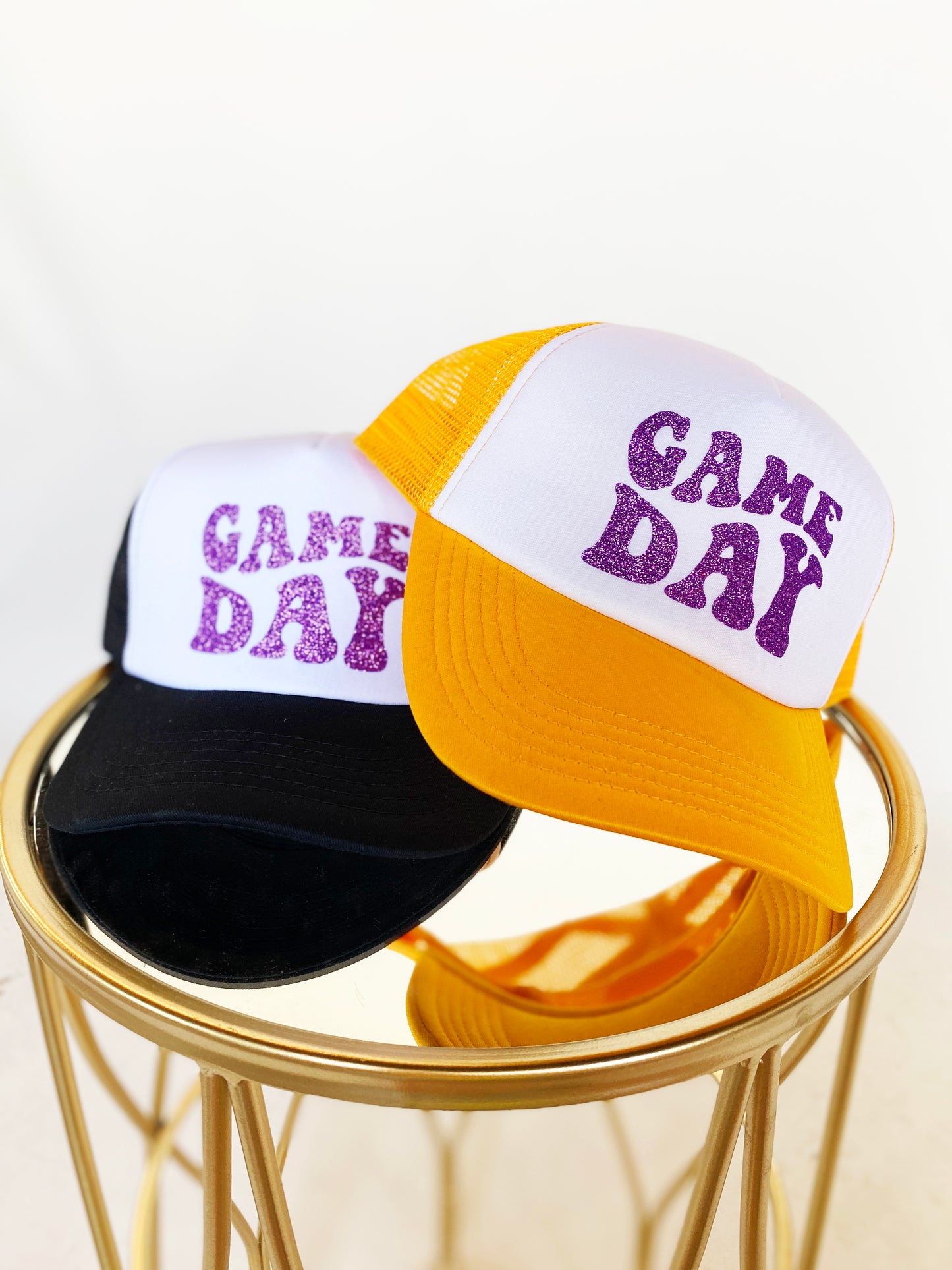 Customizable Gameday Wavy Logo Trucker Gameday Hat - Pick Your Colors