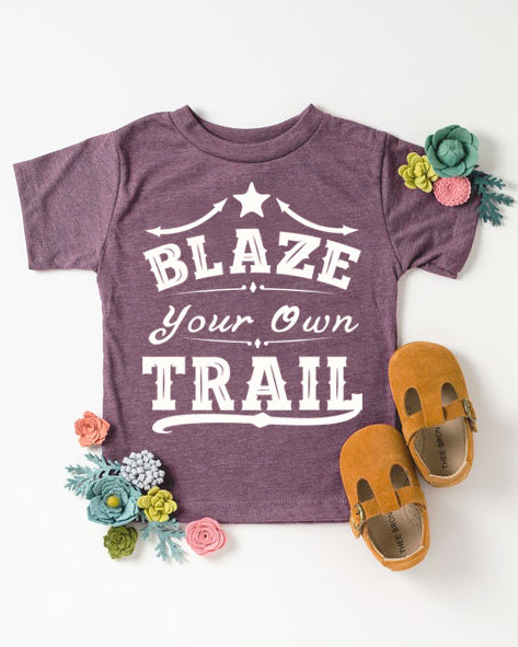 Ali Dee Kids Blaze Your Own Trail Graphic Tee