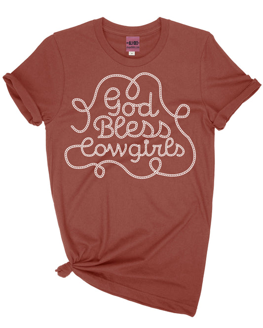 God Bless Cowgirls Graphic Tee