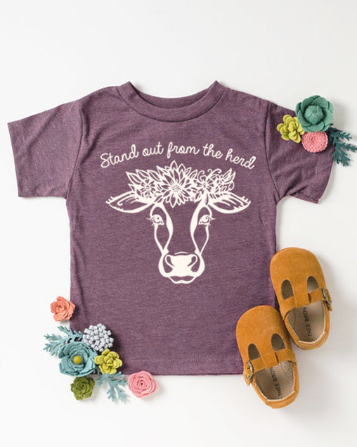 Ali Dee Kids Stand Out From The Herd Graphic Tee