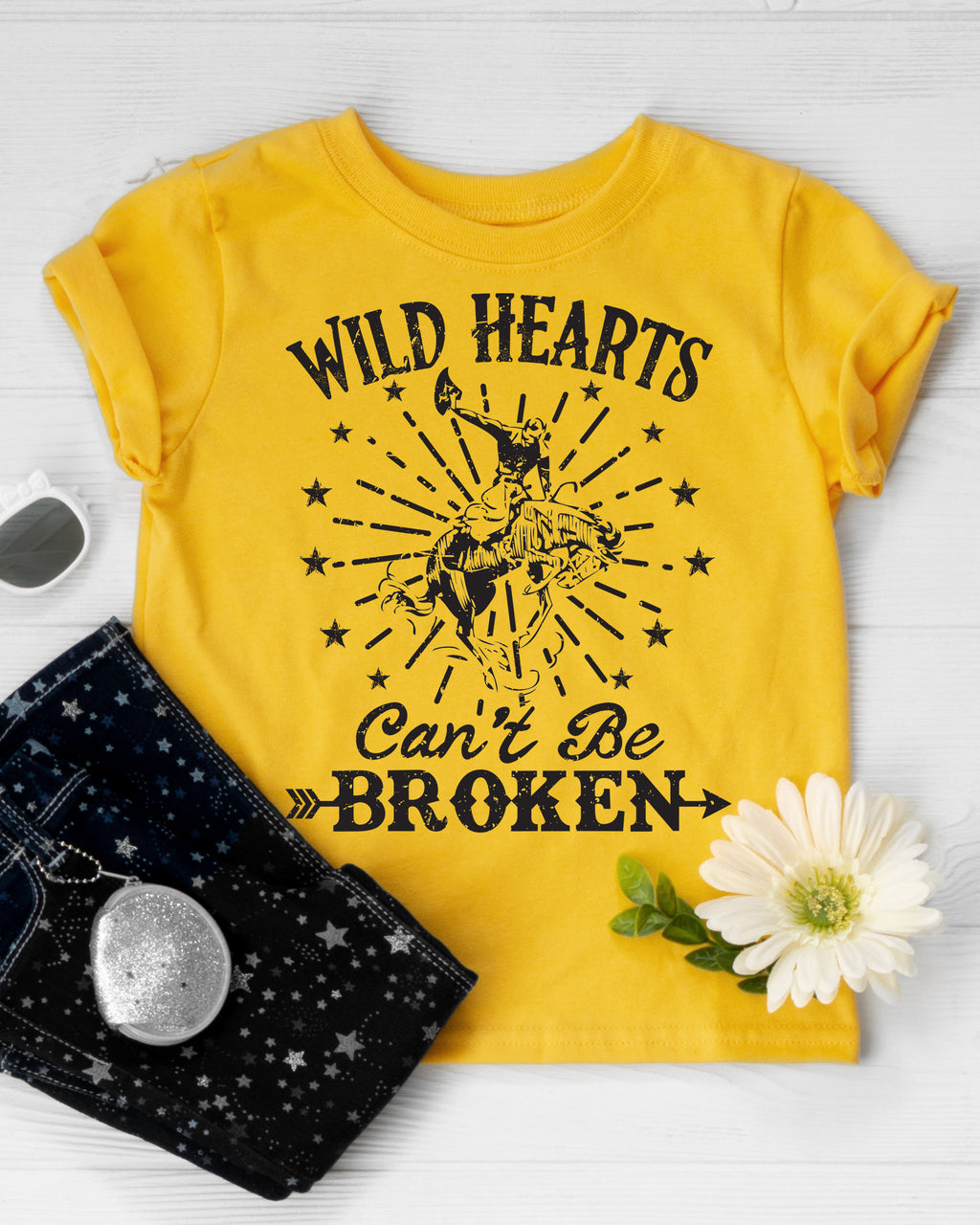Ali Dee Kids Wild Hearts Can't Be Broken Tee